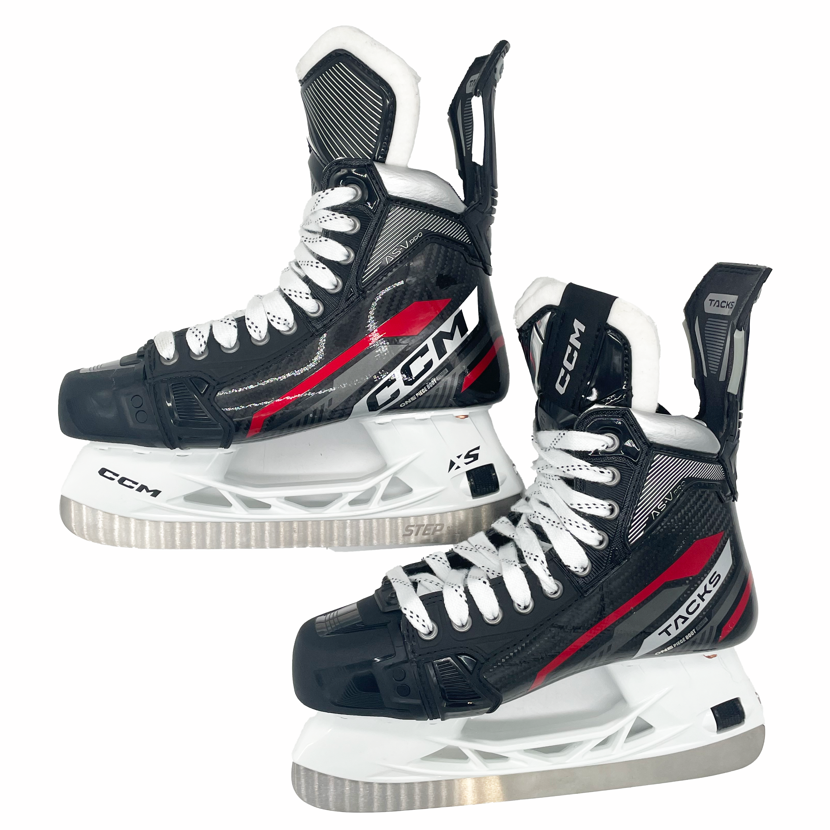 CCM Tacks AS-V Pro – Nouveaux patins de hockey NCAA Pro Stock – Taille 7,5